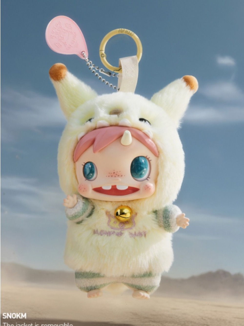 Pop Mart Polar Monster Baby Vinyl Plush Pendant - SNOKM , Pop Now Confirmed NIB